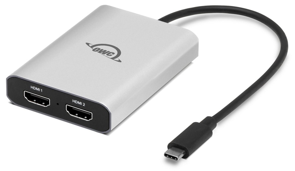 【国内正規代理店品】OWC OWC USB-C Quad HDMI 4K Display Adapter with DisplayLink｜OWCCADPDL2HDMIQ