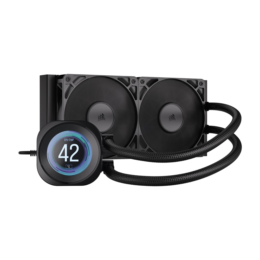 Corsair NAUTILUS 240 RS LCD 簡易水冷CPUクーラー ブラック｜CW-9061031-WW