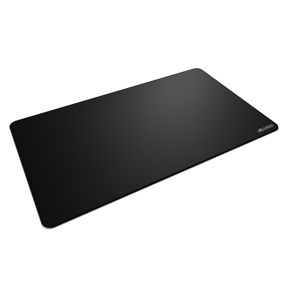 Glorious Mouse Pad 2 XL Extended - Stitched - Black 布製ゲーミングマウスパッド (610 x 355mm) ブラック｜GLO-MP2-CLTH-STC-XLE-BLK