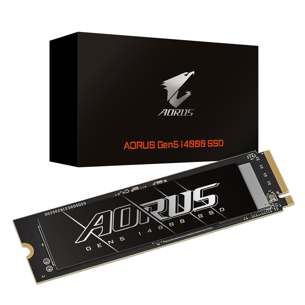 GIGABYTE AORUS Gen5 14000 SSD 容量2TB M.2(2280) 3D TLC 3.5mm｜AG514K2TB