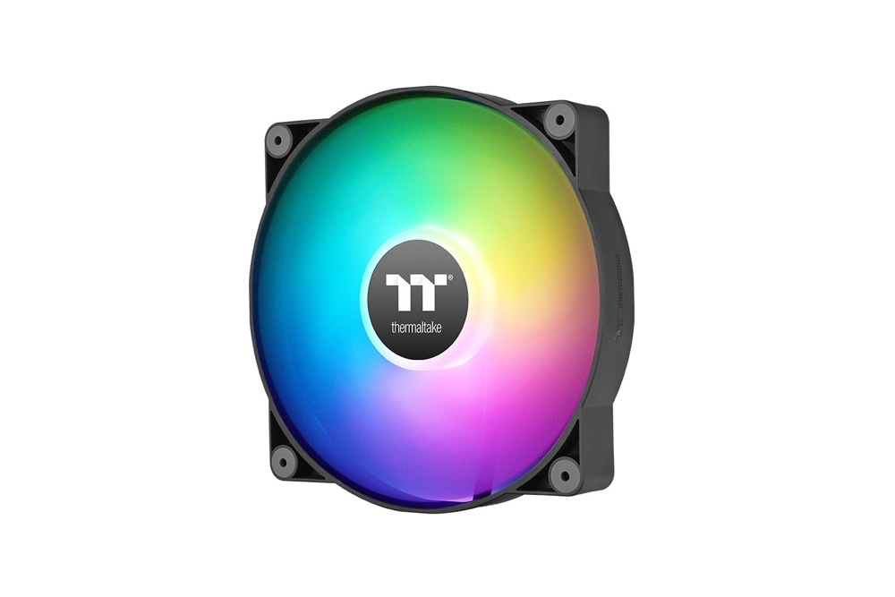 Thermaltake CT200 ARGB Sync PC Cooling Fan Single Pack Black 200mmケースファン ブラック｜CL-F179-PL20SW-A