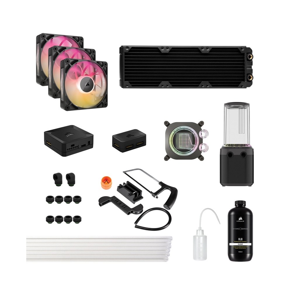 Corsair Hydro X Series iCUE LINK XH505i RGB Custom Cooling Kit カスタム水冷キット ブラック｜CX-9070018-WW