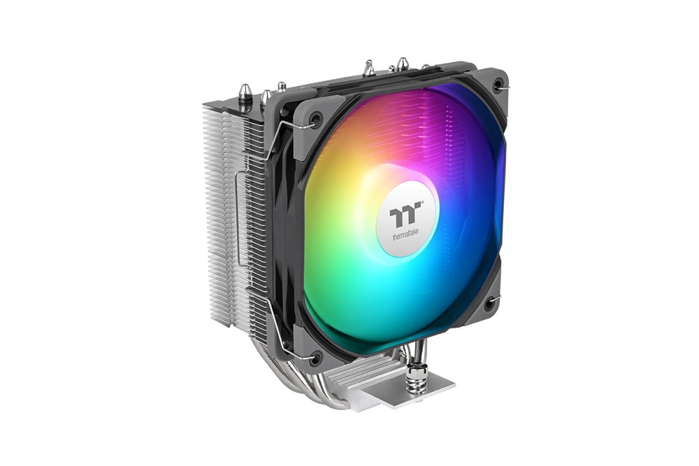 Thermaltake UX400 ARGB Air cooler Black 4本ヒートパイプ構造 ARGBファン搭載 空冷 CPUクーラー ブラック｜CL-P142-AL12SW-A
