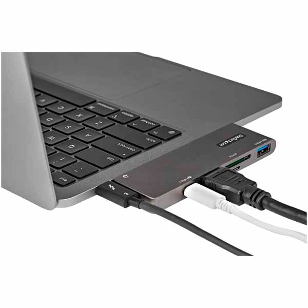 StarTech USB Type-Cマルチ変換アダプター/直挿しタイプ/MacBook Pro & Air対応|DKT30CMHSDPD - 画像 (9)