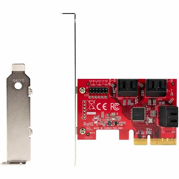 StarTech SATA 6ポート増設 PCI Expressインターフェースカード/6Gbps|6P6G-PCIE-SATA-CARD - 画像 (2)
