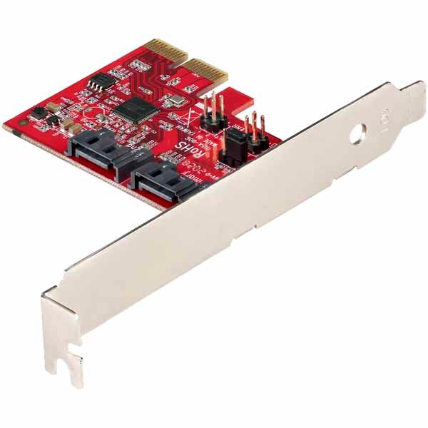 StarTech SATA 2ポート増設PCI Express インターフェースカード/6Gbps|2P6GR-PCIE-SATA-CARD - 画像 (2)
