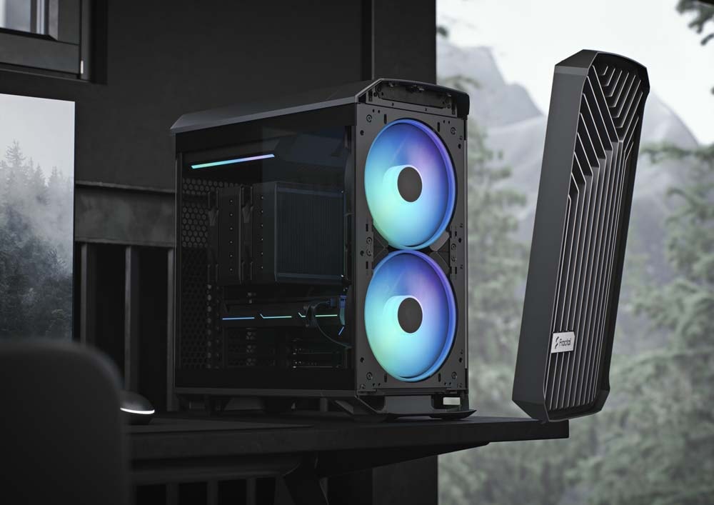 Fractal Design Torrent Compact RGB Black TG Light Tint ミドルタワー型PCケース ブラック|FD-C-TOR1C-02 - 画像 (10)