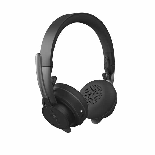 ロジクール MSFT Teams Zone Wireless PLUS Qiワイヤレス充電機能装備 Bluetoothヘッドセット|ZONEWLPMS - 画像 (2)
