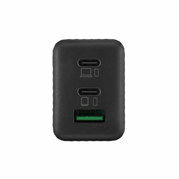 ZENDURE SuperPort S3 スマートフォン・ノートPC充電可能/USB GaN ACアダプタ PowerDelivery 65W出力対応 3ポート ブラック|ZD3P65PD-B-JP - 画像 (2)