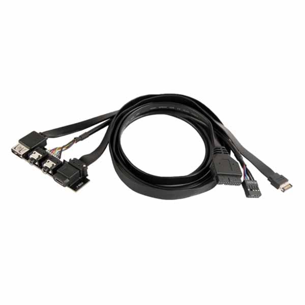 SILVERSTONE G11313530-RT 従来のケースでUSB3.1 Gen2 Type-C用コネクタ「Key-A」搭載のマザーボードを活用するためのアップグレードキット|SST-G11313530-RT - 画像 (2)