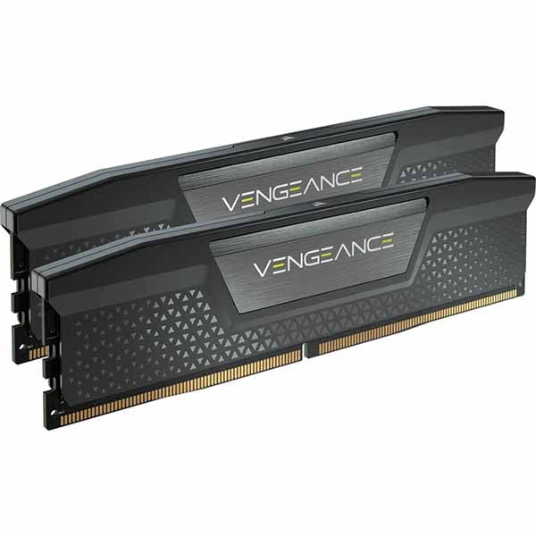 Corsair 32GB(16GBx2) DDR5 6600MT/s (PC5-52800) 40-40-40-77 UDIMM XMP 3.0 VENGEANCE ブラック 1.4V|CMK32GX5M2B6600C38 - 画像 (2)