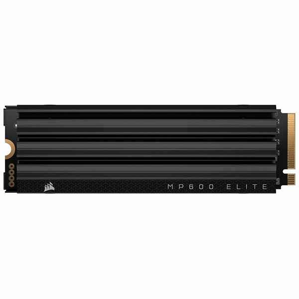 Corsair MP600 ELITE 容量1TB M.2(2280) 3D TLC NAND Gen4 PCIe x4 NVMe SSD with heatsink; 7,000MB/s / 6,200MB/s; 600TBW|CSSD-F1000GBMP600EHS - 画像 (2)