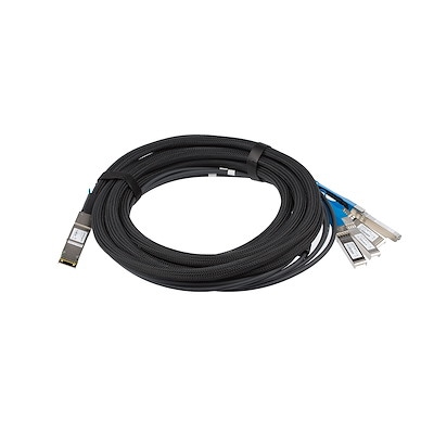 StarTech QSFP+ DAC Twinax ブレークアウトケーブル 5m Cisco製QSFP-4SFP10G-CU5M互換 40GbE|QSFP4SFP10C5 - 画像 (2)