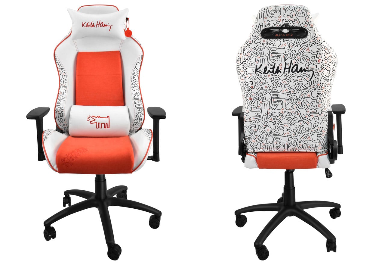 Alphaeon x Keith Haring Limited Edition Gaming Chair キースヘリングモデル ゲーミングチェア|MJT710KH - 画像 (2)