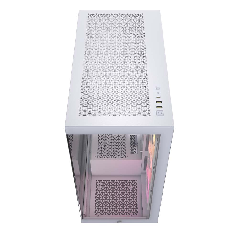 Corsair iCUE LINK 3500X RGB Tempered Glass Mid-Tower -White- ミドルタワー型PCケース ホワイト|CC-9011281-WW - 画像 (2)
