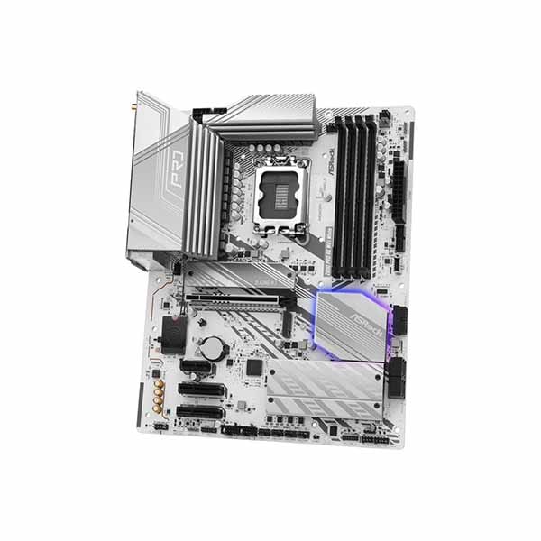 ASRock Z890 Pro RS WiFi White Wi-Fi 6Eモジュール装備 コストパフォーマンスに優れたATXマザーボード ホワイト|Z890 Pro RS WiFi White - 画像 (2)