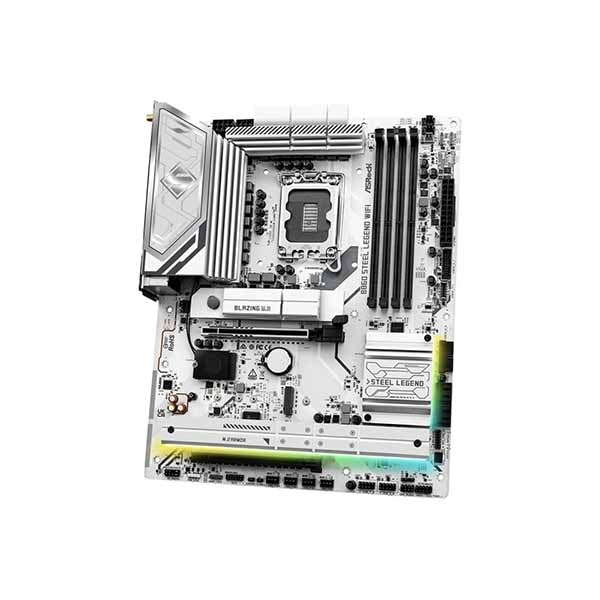 ASRock B860 Steel Legend WiFi 高品質コンポーネントを搭載 ATXマザーボード|B860 Steel Legend WiFi - 画像 (2)