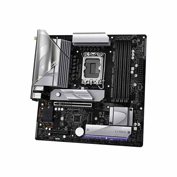 ASRock B860M LiveMixer WiFi クリエイティブ作業やストリーミングに最適 microATXマザーボード|B860M LiveMixer WiFi - 画像 (2)
