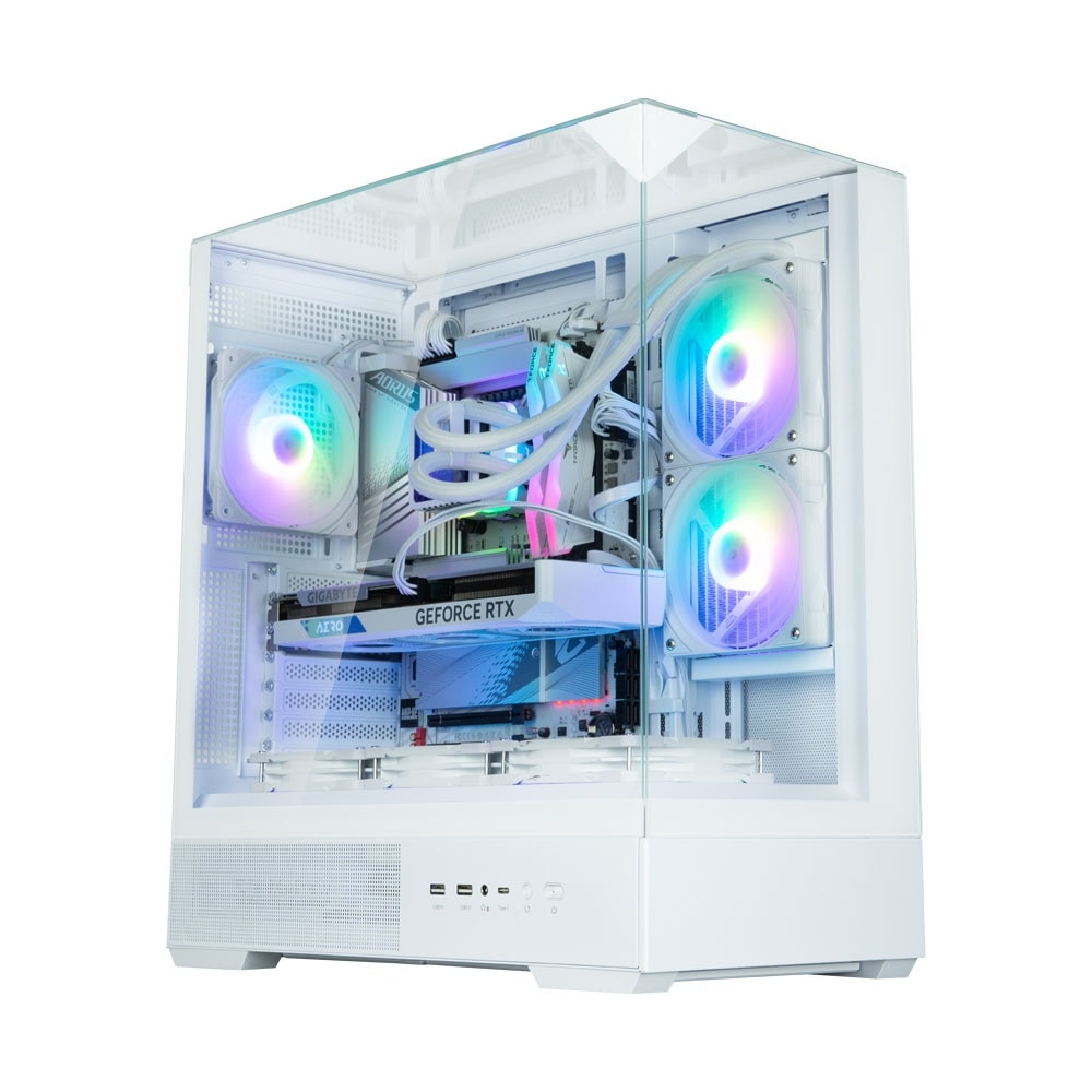 ZALMAN P40 Prism White ミドルタワー型PCケース ホワイト|P40 PRISM WHITE - 画像 (2)