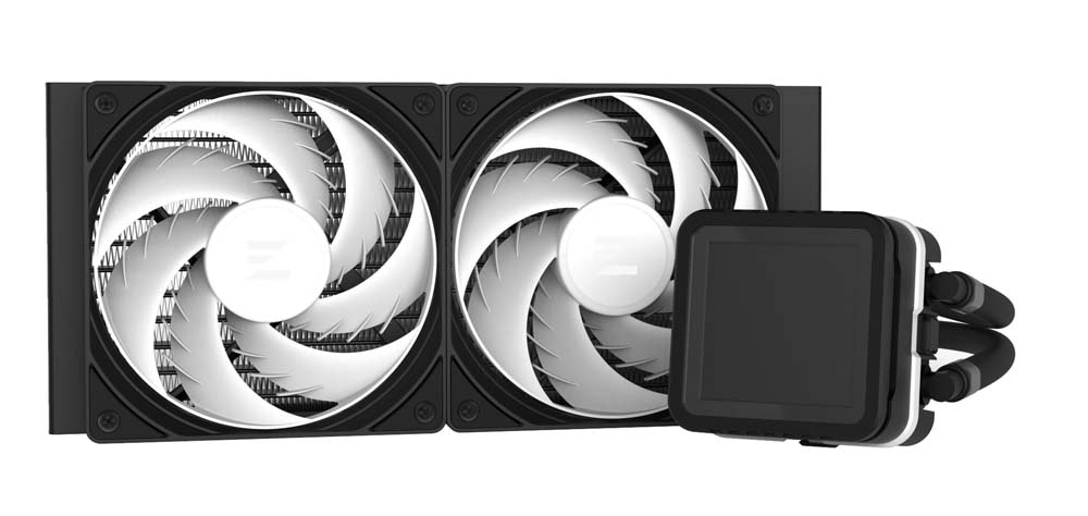 ZALMAN ALPHA2 DS A24 Black 水冷一体型CPUクーラー 120mm x2 ブラック|ALPHA2 DS A24 BLACK - 画像 (2)