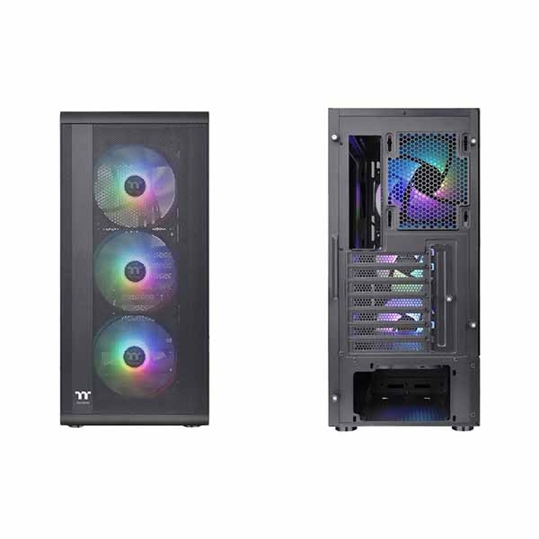 Thermaltake S200 TG ARGB Plus ミドルタワー型PCケース ブラック|CA-1X2-00M1WN-01 - 画像 (2)