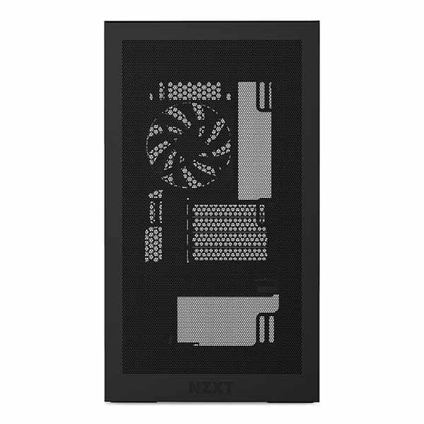 NZXT H3 Flow - Black MICRO-ATX エアフローケース ブラック|CC-H31FB-01 - 画像 (2)
