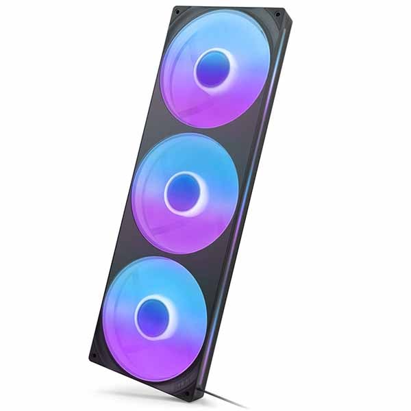 NZXT F420RGB Core Fan (Single Frame) - Black シングルフレームRGBファンユニット ブラック|RF-U42HF-B1 - 画像 (2)