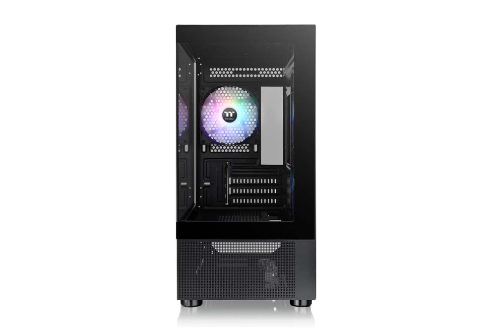Thermaltake View 170 TG ARGB Black ピラーレスデザインのミニタワー型PCケース ブラック|CA-1Z4-00M1WN-00 - 画像 (2)
