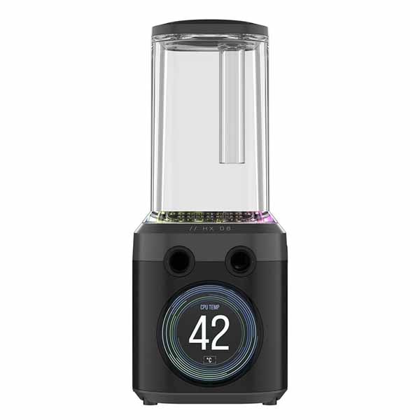Corsair Hydro X Series iCUE LINK XD6 RGB ELITE LCD (Pump reservoir unit) カスタム水冷用ポンプ/リザーバーコンボ ブラック|CX-9040015-WW - 画像 (2)