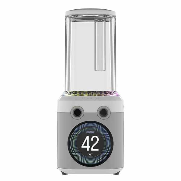Corsair Hydro X Series iCUE LINK XD6 RGB ELITE LCD WHITE (Pump reservoir unit) カスタム水冷用ポンプ/リザーバーコンボ ホワイト|CX-9040016-WW - 画像 (2)