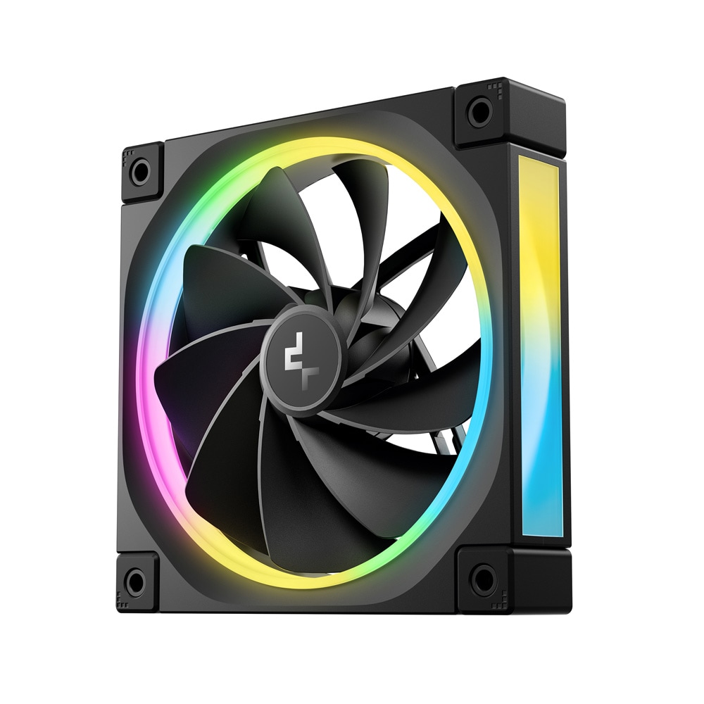 Deepcool FL12R-3 IN 1 PCケースファン 3個セット ブラック|R-FL12R-BKAPN3-G - 画像 (2)