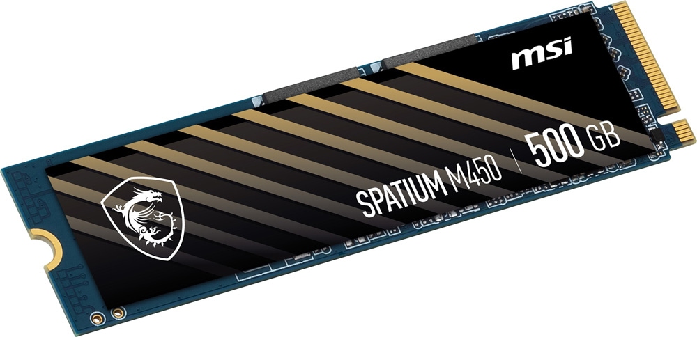 MSI SPATIUM M450 PCIe 4.0 NVMe M.2 500GB V1 内蔵SSD|SPATIUM M450 PCIe 4.0 NVMe M.2 500GB V1 - 画像 (2)