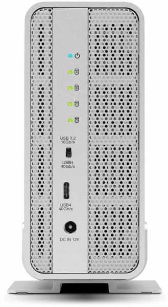 【国内正規代理店品】OWC Express 4M2 NVMe M.2 SSD用4スロットUSB4(40Gb/s)外付けストレージエンクロージャ(SoftRAIDは付属してません)|OWCUS4EXP4M2 - 画像 (2)