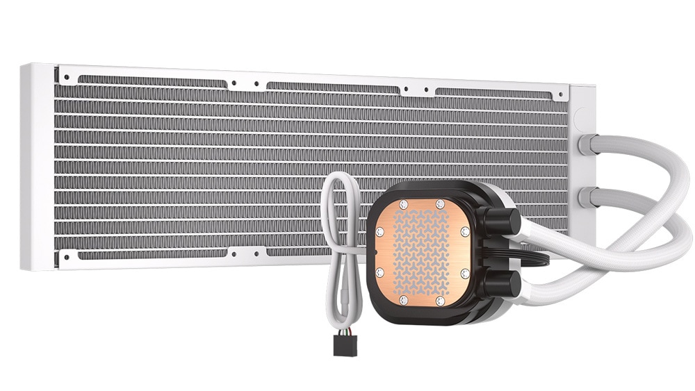 Corsair NAUTILUS 360 RS LCD White 簡易水冷CPUクーラー ホワイト|CW-9061034-WW - 画像 (2)