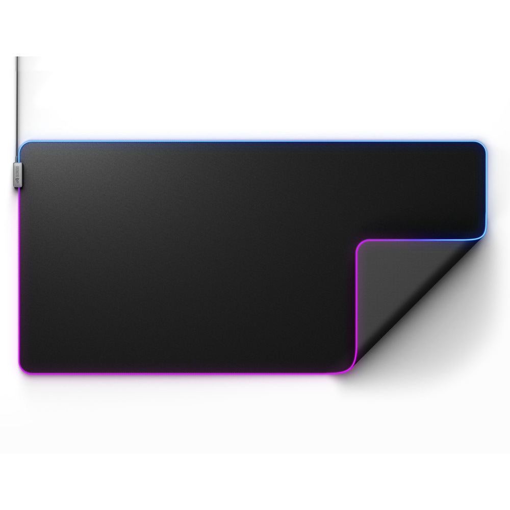 Glorious Mouse Pad 2 GLED - 3XL - Black RGBライティング搭載 布製ゲーミングマウスパッド 3XLサイズ (1220 x 610mm) ブラック|GLO-MP2-GLED-3XL-B - 画像 (2)