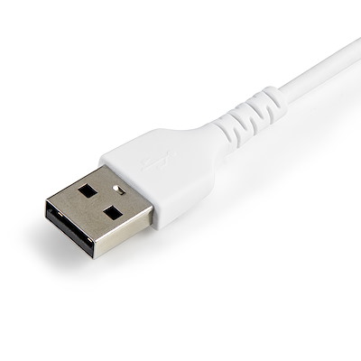 StarTech 高耐久Lightning-USB-Aケーブル 30cm/ホワイト/iPhone、iPod、iPad対応|RUSBLTMM30CMW - 画像 (3)