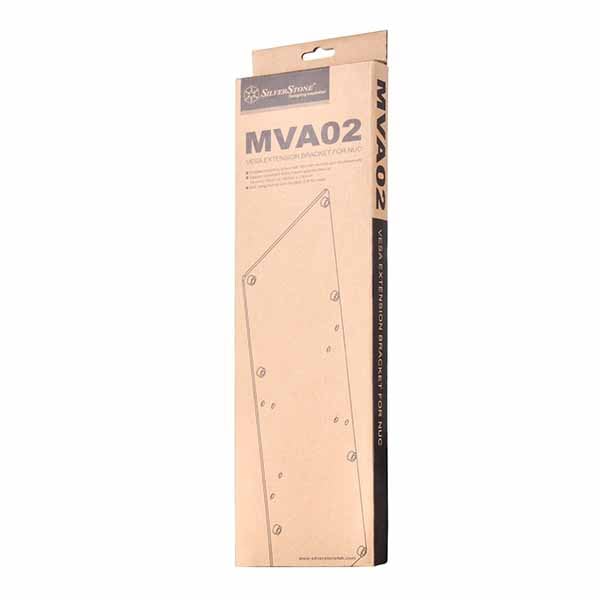 SilverStone MVA02 VESAマウント拡張ブラケット 100mmx100mm対応デバイスを最大2台モニターアームマウントに隣接設置|SST-MVA02 - 画像 (8)