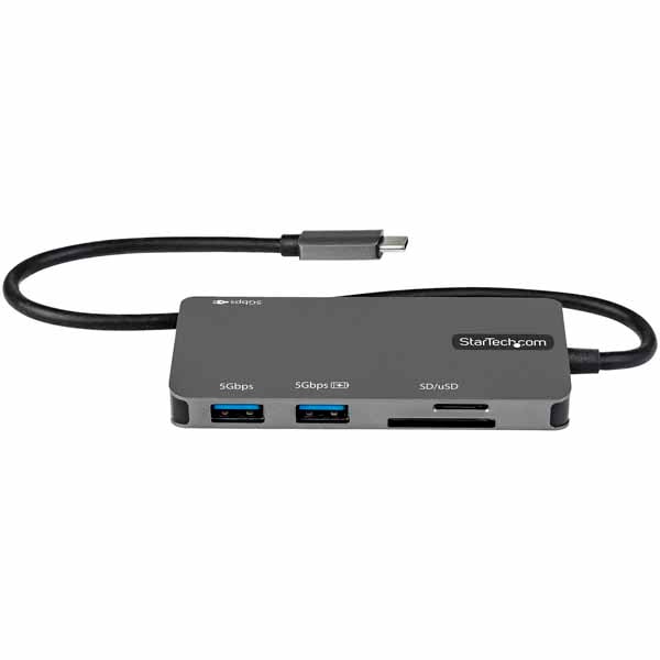 StarTech USB Type-Cマルチ変換アダプター/4K HDMI/100W USB PD/SD & microSD スロット|DKT30CHSDPD - 画像 (3)