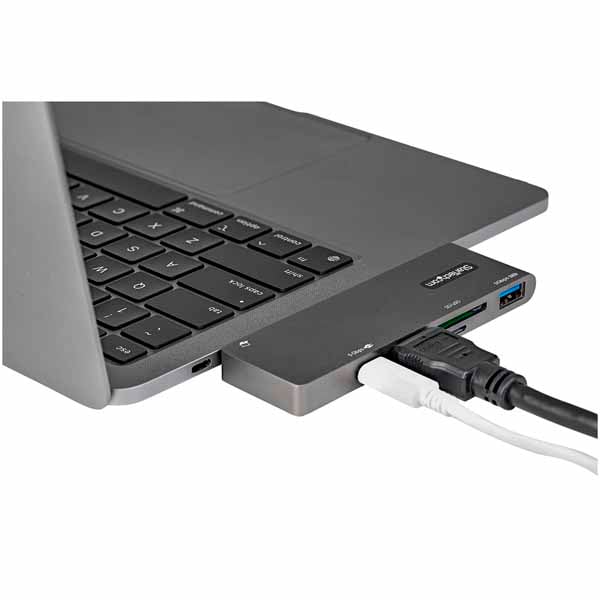 StarTech USB Type-Cマルチ変換アダプター/直挿しタイプ/MacBook Pro & Air対応|DKT30CMHSDPD - 画像 (10)