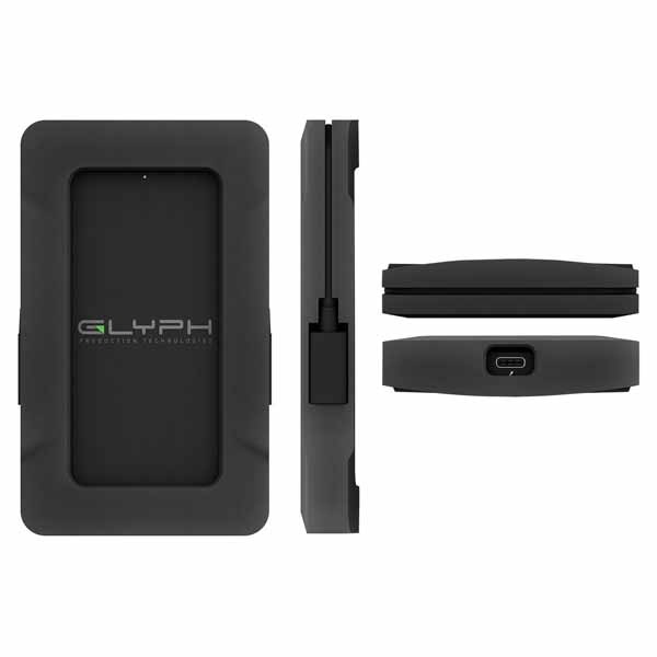 GLYPH Atom Pro NVMe 容量2TB SSD ブラック ポータブル MIL規格(耐衝撃)準拠|A2000PRO2 - 画像 (3)