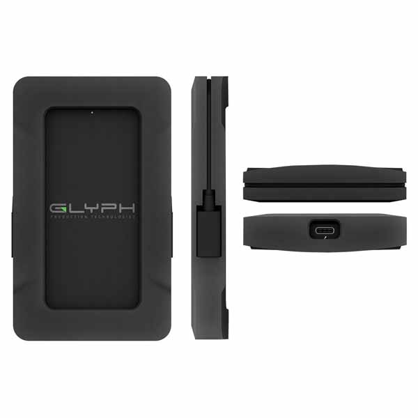 GLYPH Atom Pro NVMe 容量8TB SSD ブラック ポータブル MIL規格(耐衝撃)準拠|A8000PRO2 - 画像 (3)