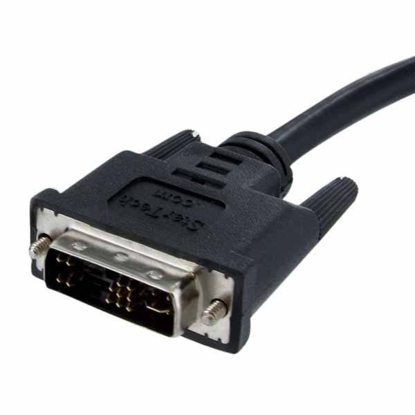 StarTech DVI-VGA変換ディスプレイモニターケーブル 1m DVI-A(オス)-ミニD-Sub15ピン(オス)|DVIVGAMM1M - 画像 (3)