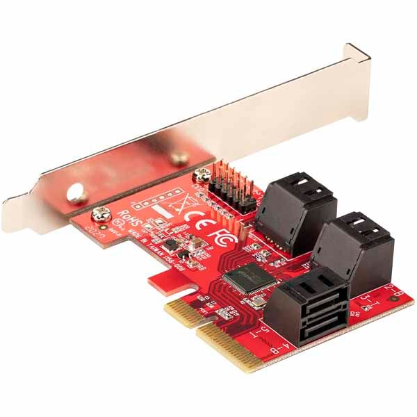 StarTech SATA 6ポート増設 PCI Expressインターフェースカード/6Gbps|6P6G-PCIE-SATA-CARD - 画像 (3)