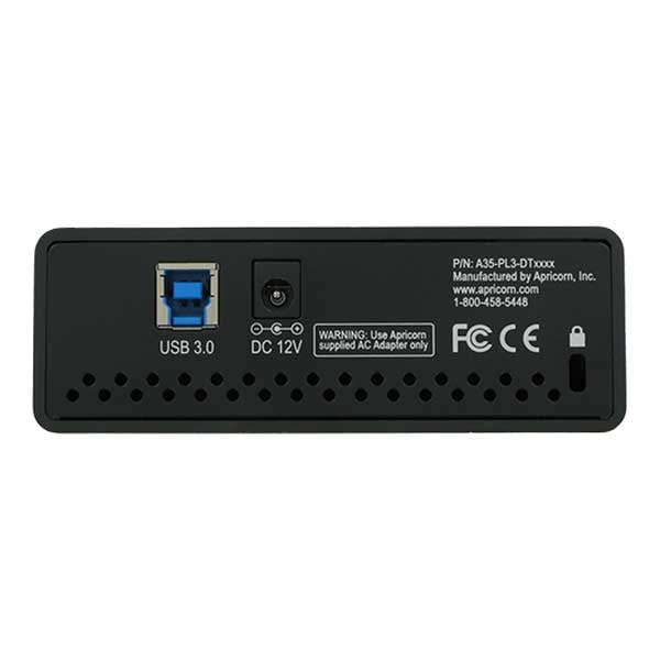Apricorn Aegis Padlock DT FIPS - USB 3.0 Desktop Drive 暗号化セキュリティに特化した3.5インチ外付けHDD FIPS140-2 Level2認定取得モデル 20TB|ADT-3PL256F-20TB(R2) - 画像 (3)