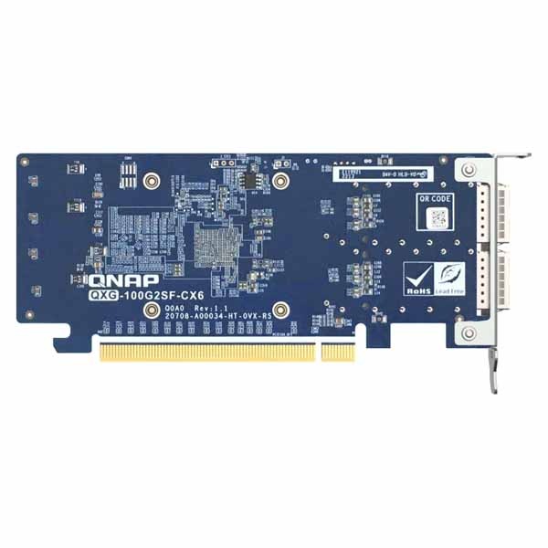 QNAP 100G2SF-CX6 低遅延の2ポート超高速100GbEネットワーク拡張カード - 画像 (3)