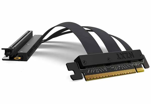 NZXT 垂直マウント対応ライザーケーブル(PCIE4.0 x 16) ブラック|AB-RC200-B1 - 画像 (3)