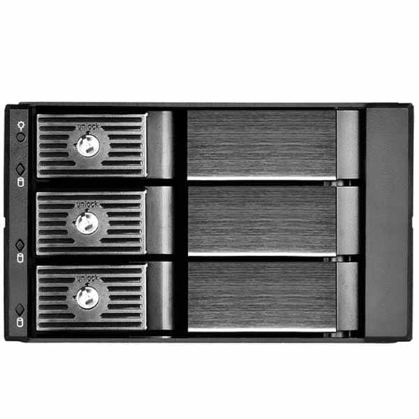 SILVERSTONE FS303 3.5インチドライブx3用ホットスワップベイ|SST-FS303B - 画像 (2)
