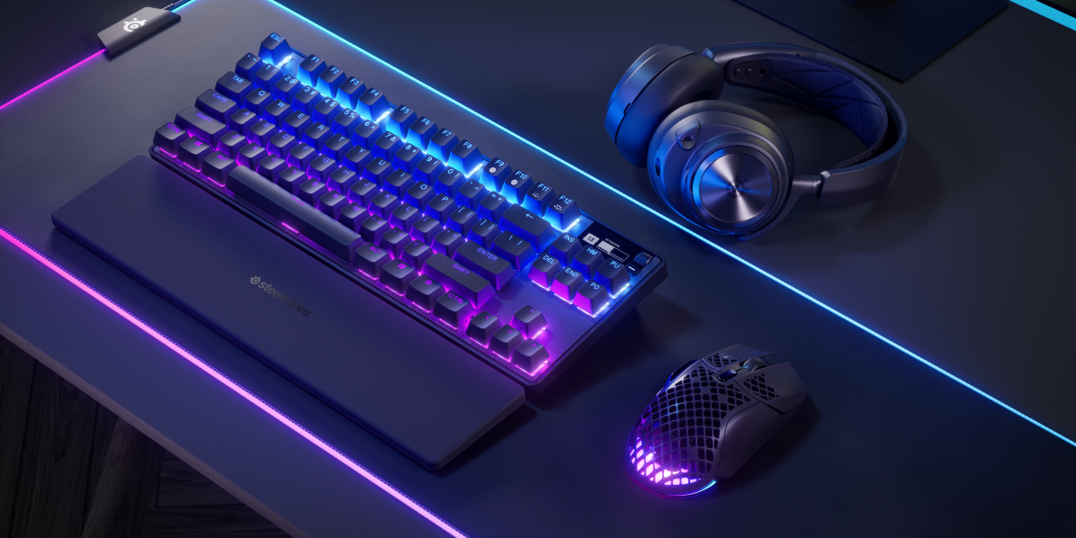 SteelSeries 64865 Apex Pro TKL WL (2023) US テンキーレスeスポーツキーボード ブラック|64865 - 画像 (3)