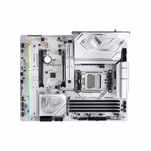 ASRock X870 Steel Legend WiFi 高品質コンポーネント搭載 ATXマザーボード|X870 Steel Legend WiFi - 画像 (3)