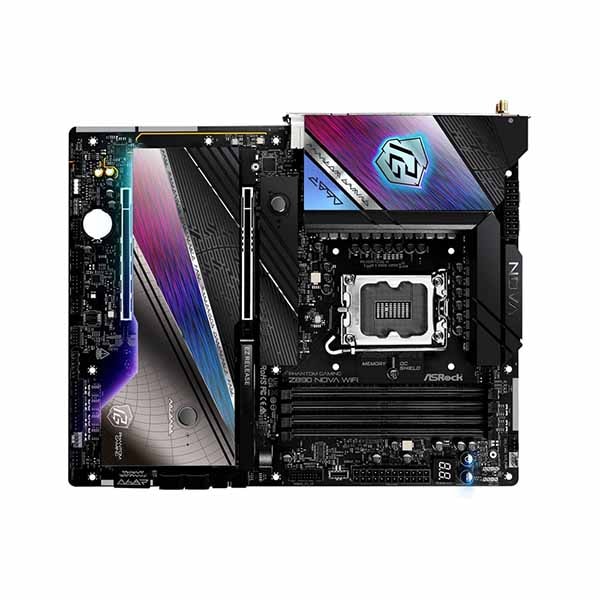 ASRock Z890 Nova WiFi 多数のM.2スロットと大型ヒートシンク装備 ATXマザーボード|Z890 Nova WiFi - 画像 (3)